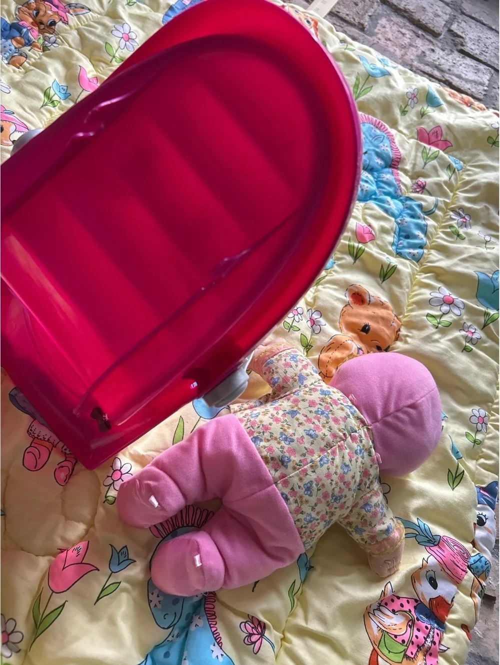 Graco Pink Doll Car Seat with Cabbage Patch Kids Doll